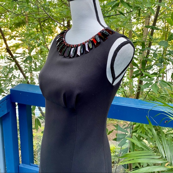 KATE SPADE ♠️ 2. ♥️PERFECT, CLASSY LBD ! JEWELED NECKLINE💎— BRAND NEW! GORGEOUS - Picture 5 of 13